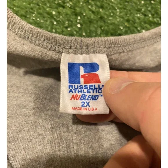 Vintage Russell Athletic Toledo Rockets basketball sleeveless t-shirt 2XL gray - Picture 7 of 12